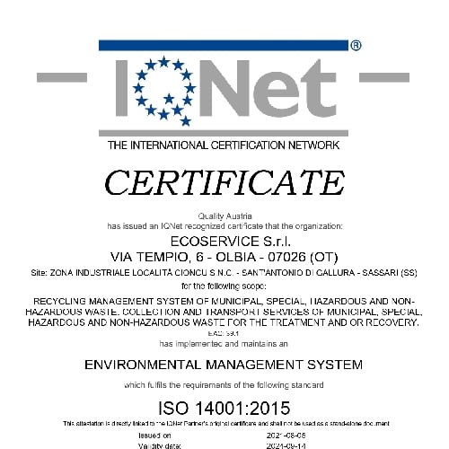 Qualità Ecoservice